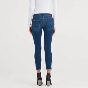 7 For All Mankind ‘The Ankle Skinny’ Frayed Hem Angle Jeans